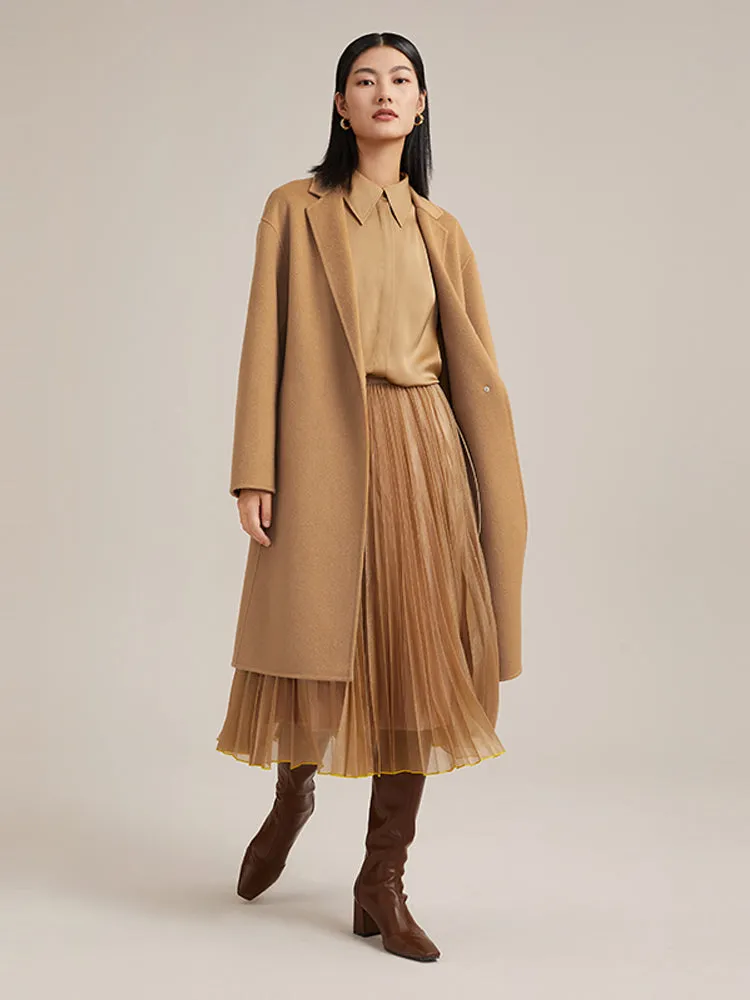 100% Cashmere Double Face Coat