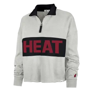 '47 Brand Miami HEAT Breakthrough Women's 1/4 Zip Pullover