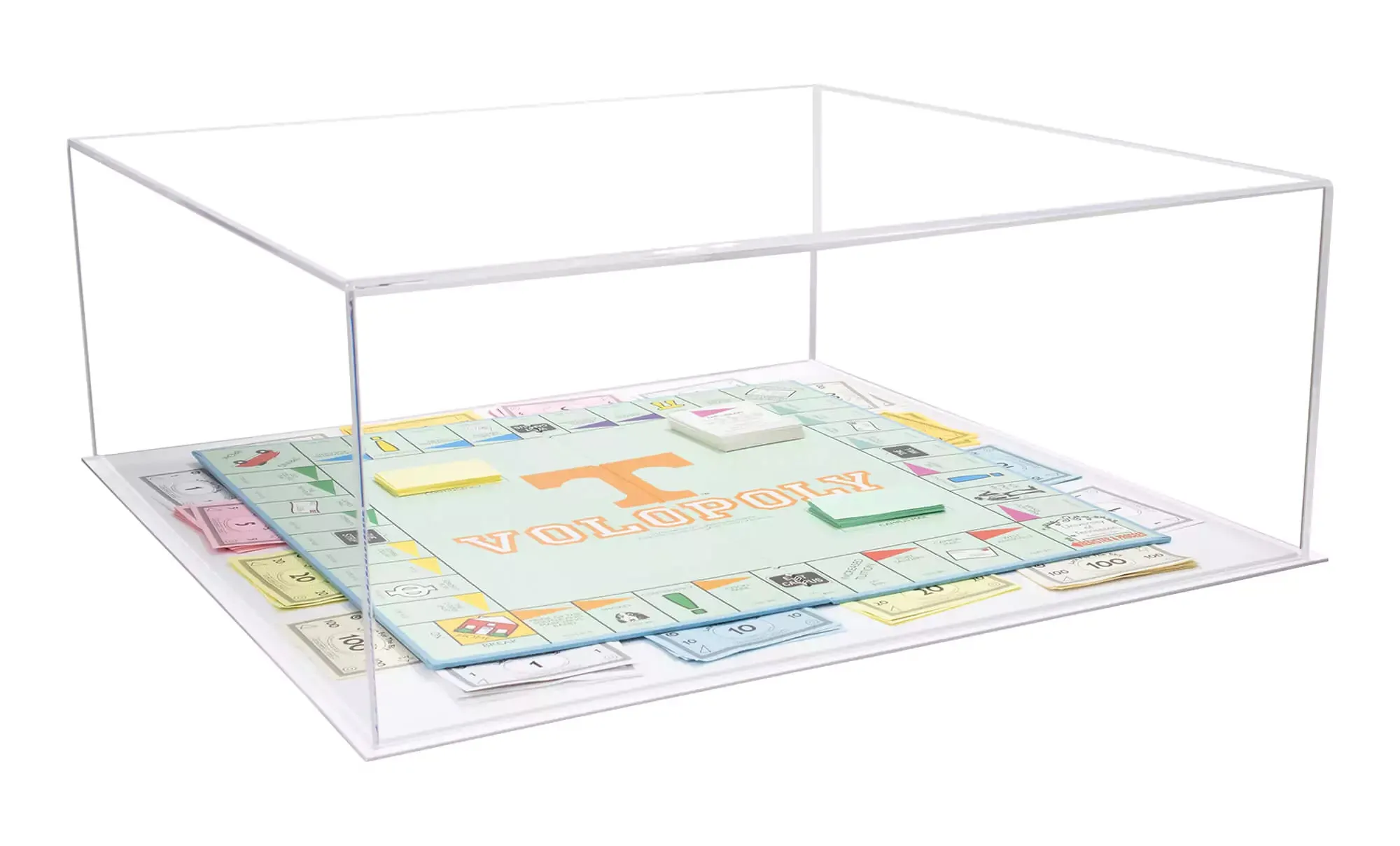 Acrylic Board Game, Cards, Puzzle, Tabletop Game Cover Display Case (A128)