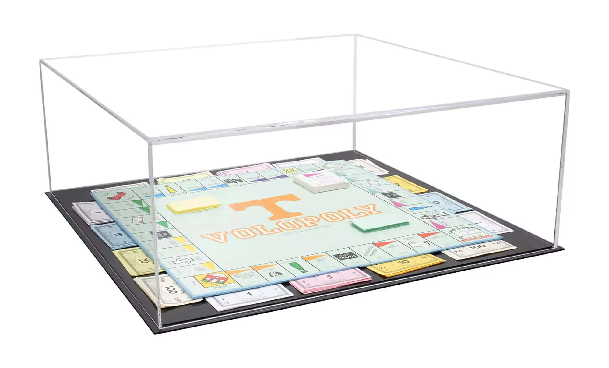 Acrylic Board Game, Cards, Puzzle, Tabletop Game Cover Display Case (A128)