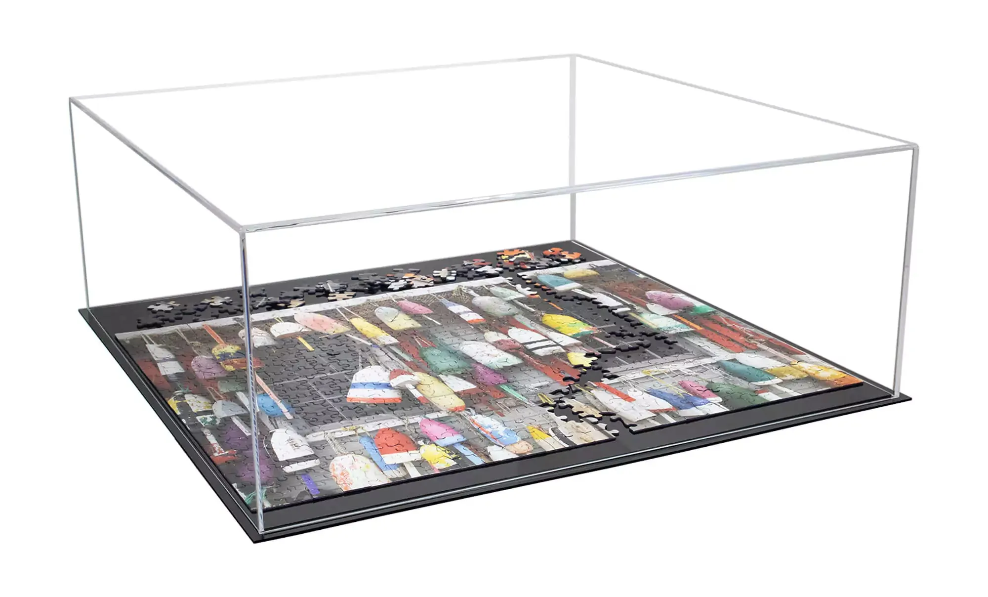 Acrylic Board Game, Cards, Puzzle, Tabletop Game Cover Display Case (A128)