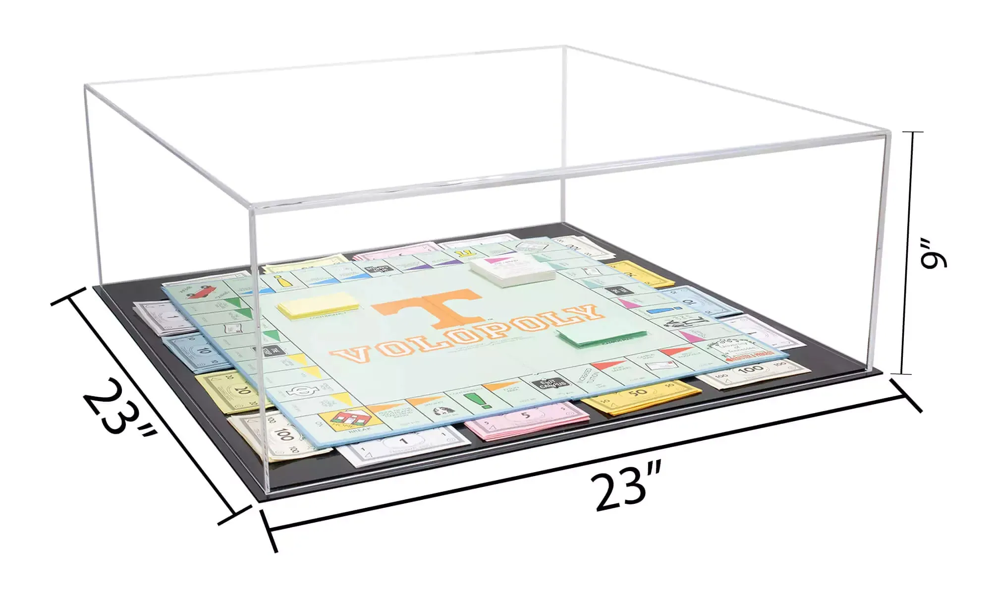 Acrylic Board Game, Cards, Puzzle, Tabletop Game Cover Display Case (A128)