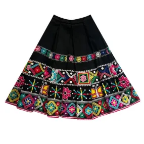 AGUSTINA - SPECIAL EMBROIDERY TRADITONAL SKIRT - TINTA // PREORDERS