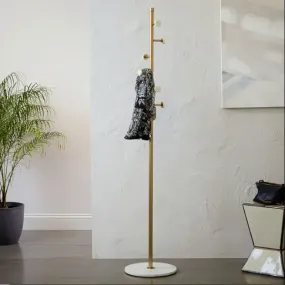 Angelo Entryway Coat Stand With Marble Base