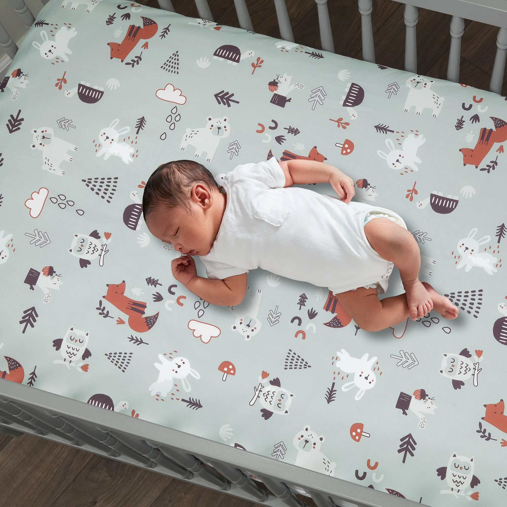 Animal Alphabet 3-Piece Crib Bedding Set