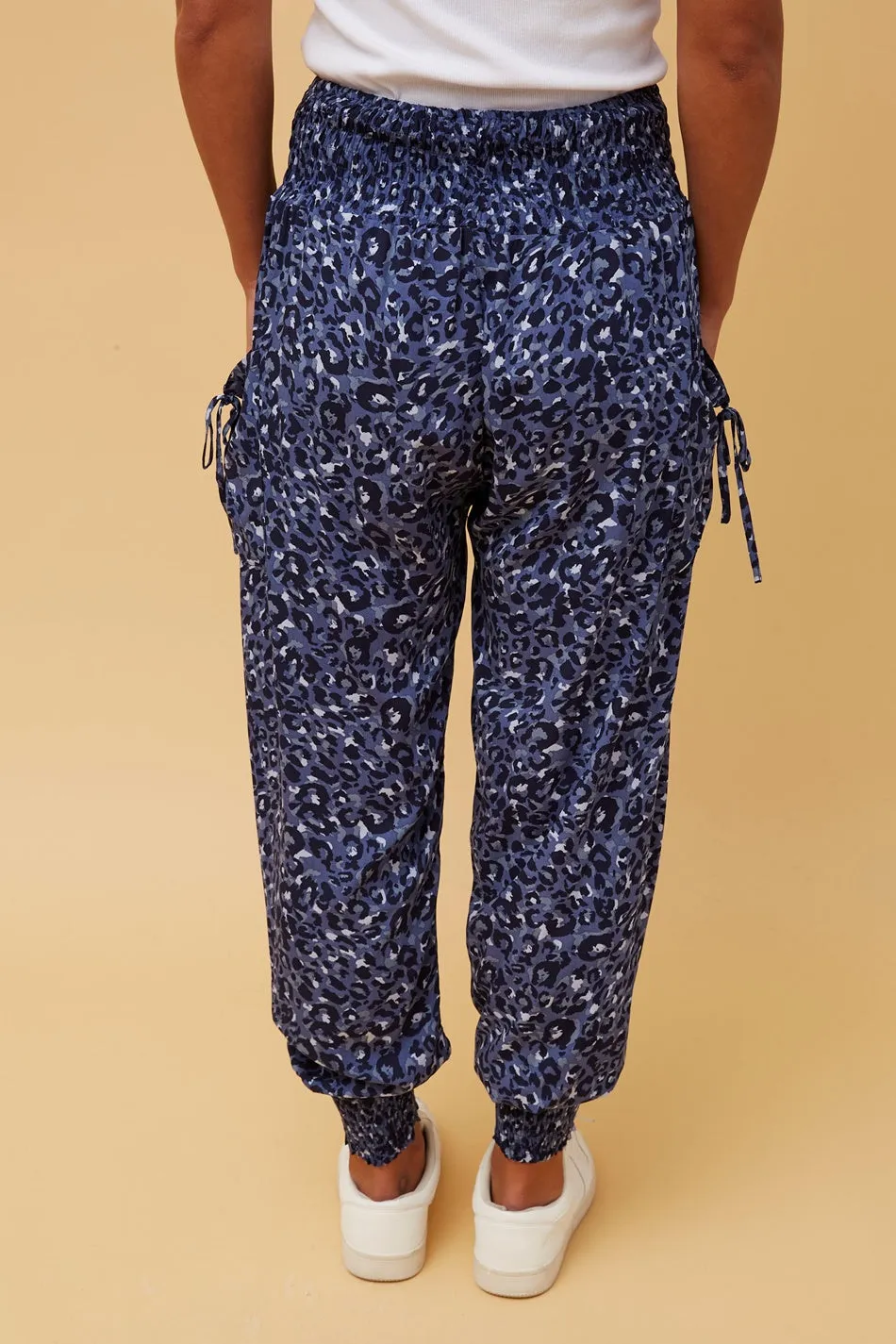 ANIMAL PRINT BOHO HAREM PANTS