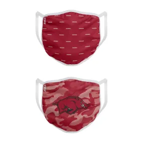 Arkansas Razorbacks NCAA Clutch 2 Pack Face Cover