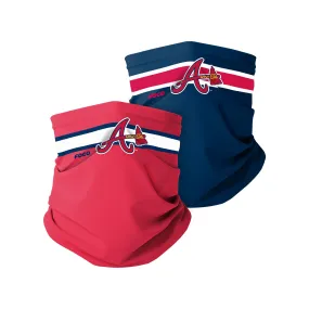 Atlanta Braves MLB Stitched 2 Pack Gaiter Scarf