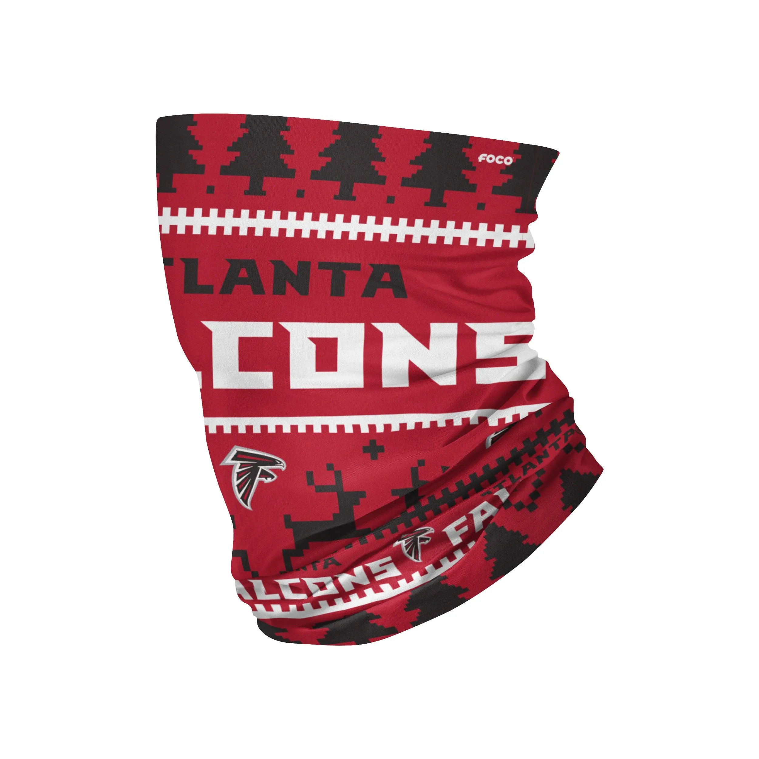 Atlanta Falcons NFL Wordmark Holiday Gaiter Scarf