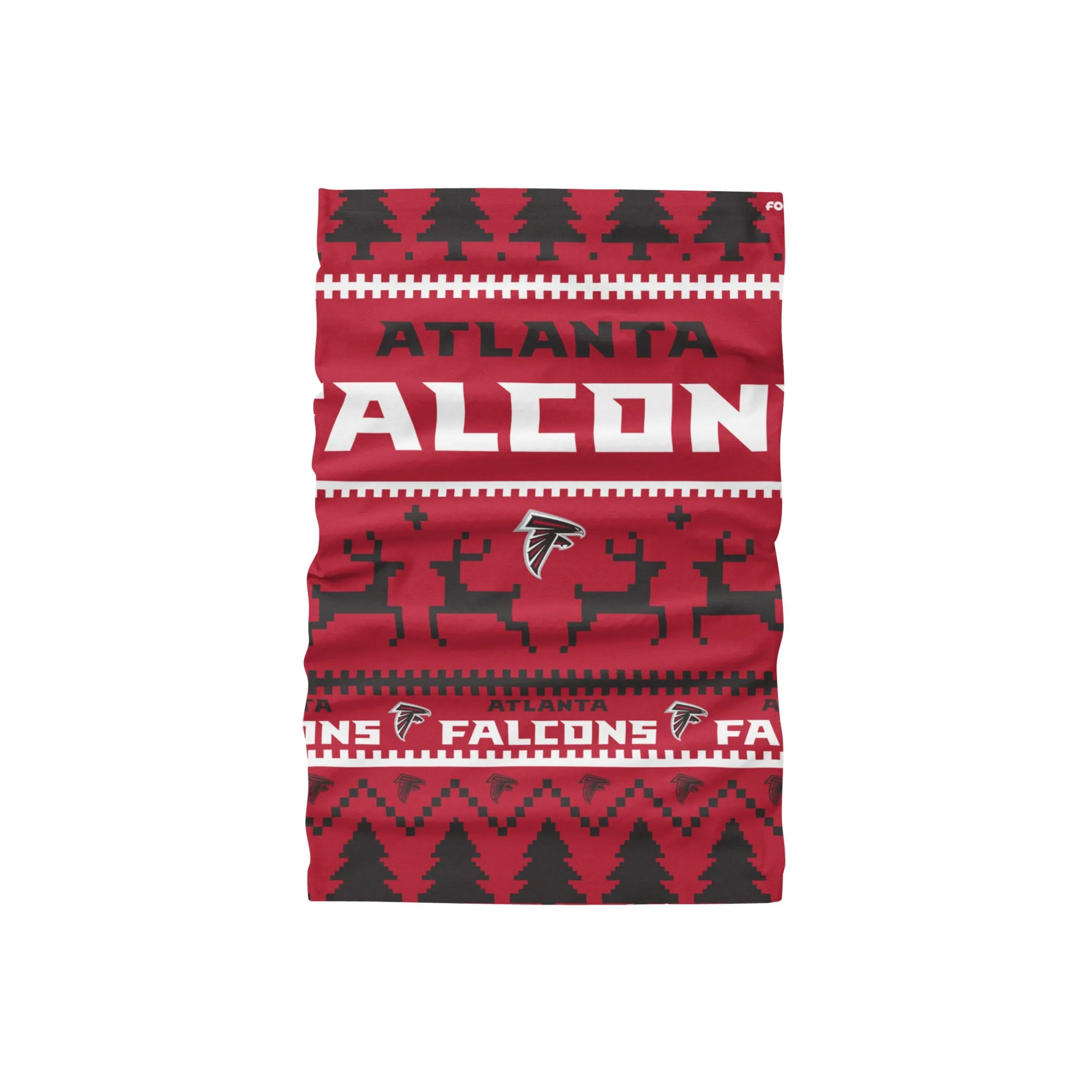 Atlanta Falcons NFL Wordmark Holiday Gaiter Scarf