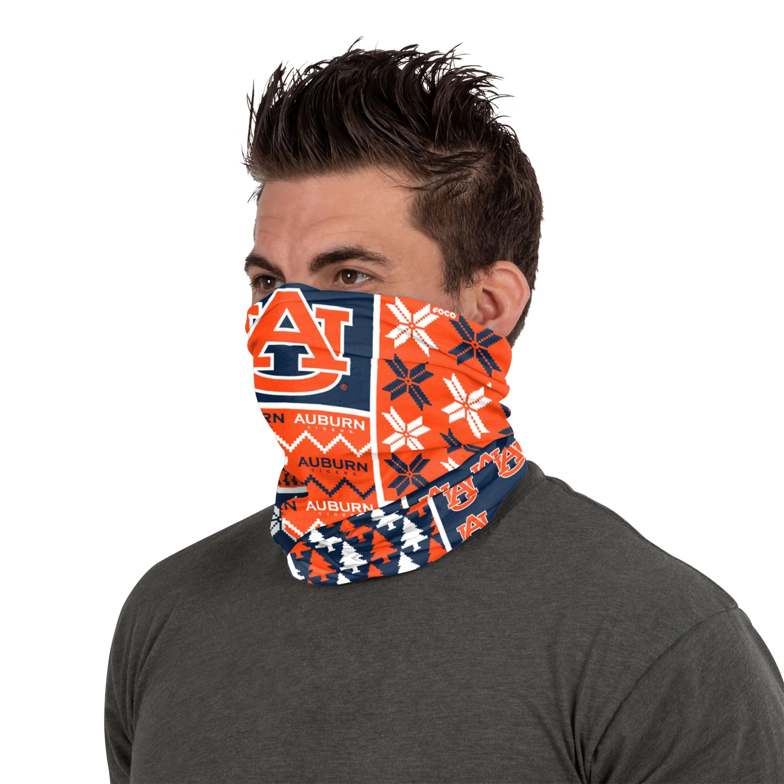 Auburn Tigers NCAA Busy Block Gaiter Scarf