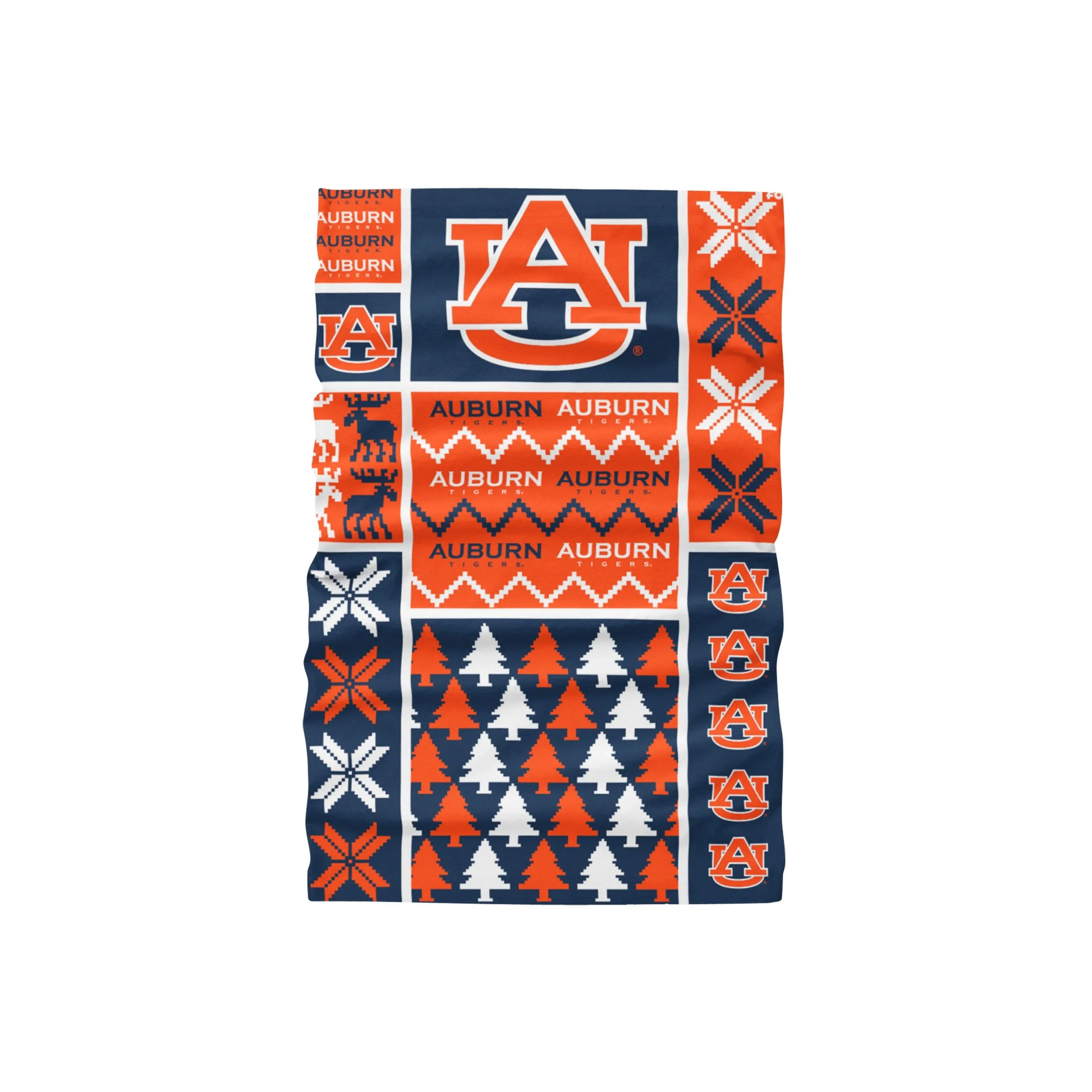 Auburn Tigers NCAA Busy Block Gaiter Scarf