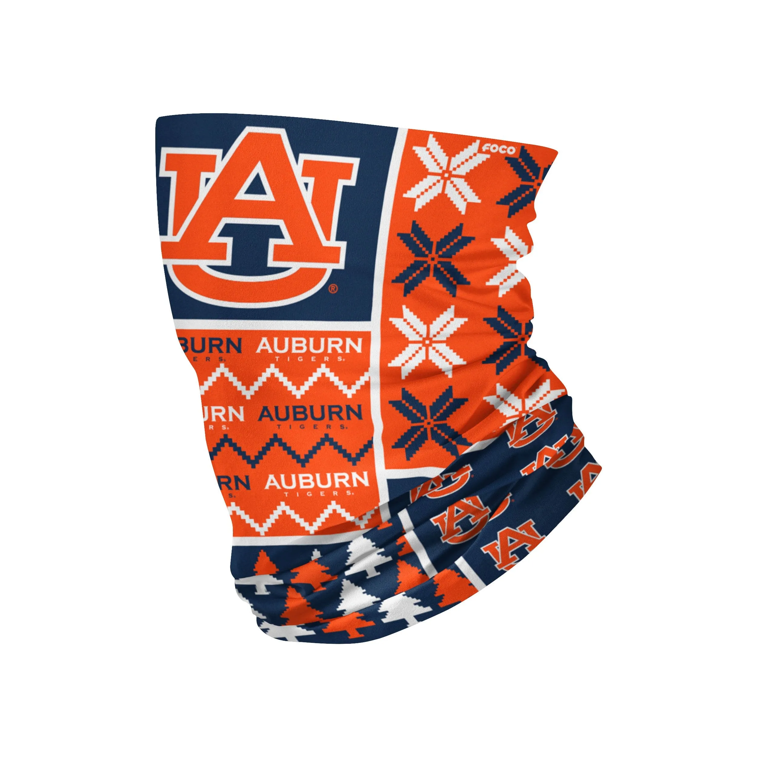 Auburn Tigers NCAA Busy Block Gaiter Scarf