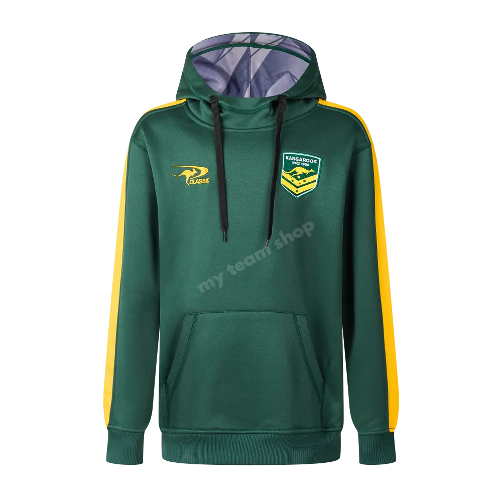 AUSTRALIAN KANGAROOS 2025 NRL PULLOVER HOODIE