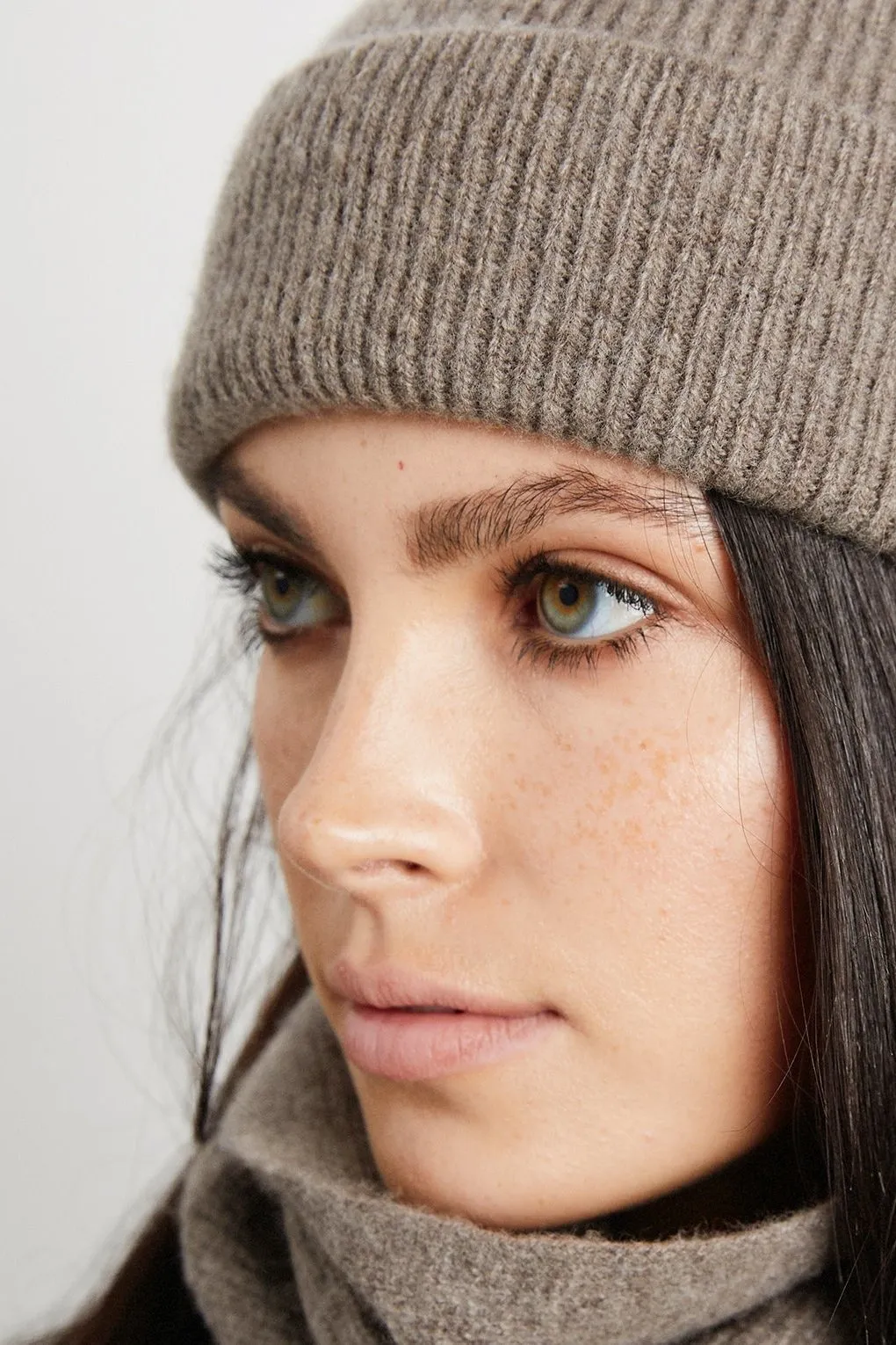   Beryll Cashmere Beanie | Sandy Gray