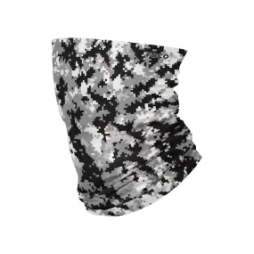 Black & White Digital Camo Gaiter Scarf