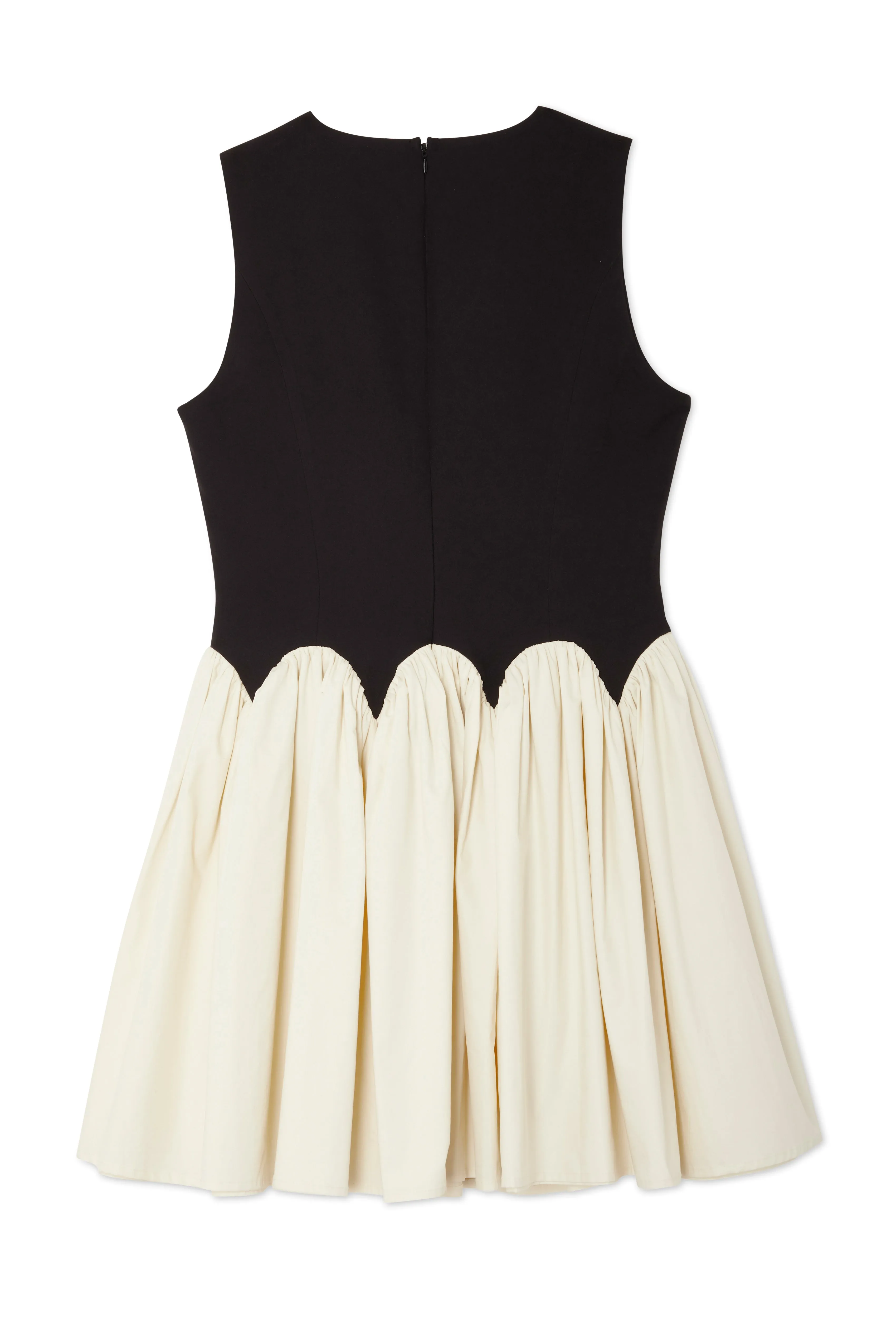 Black and Cream Mini Monika Dress