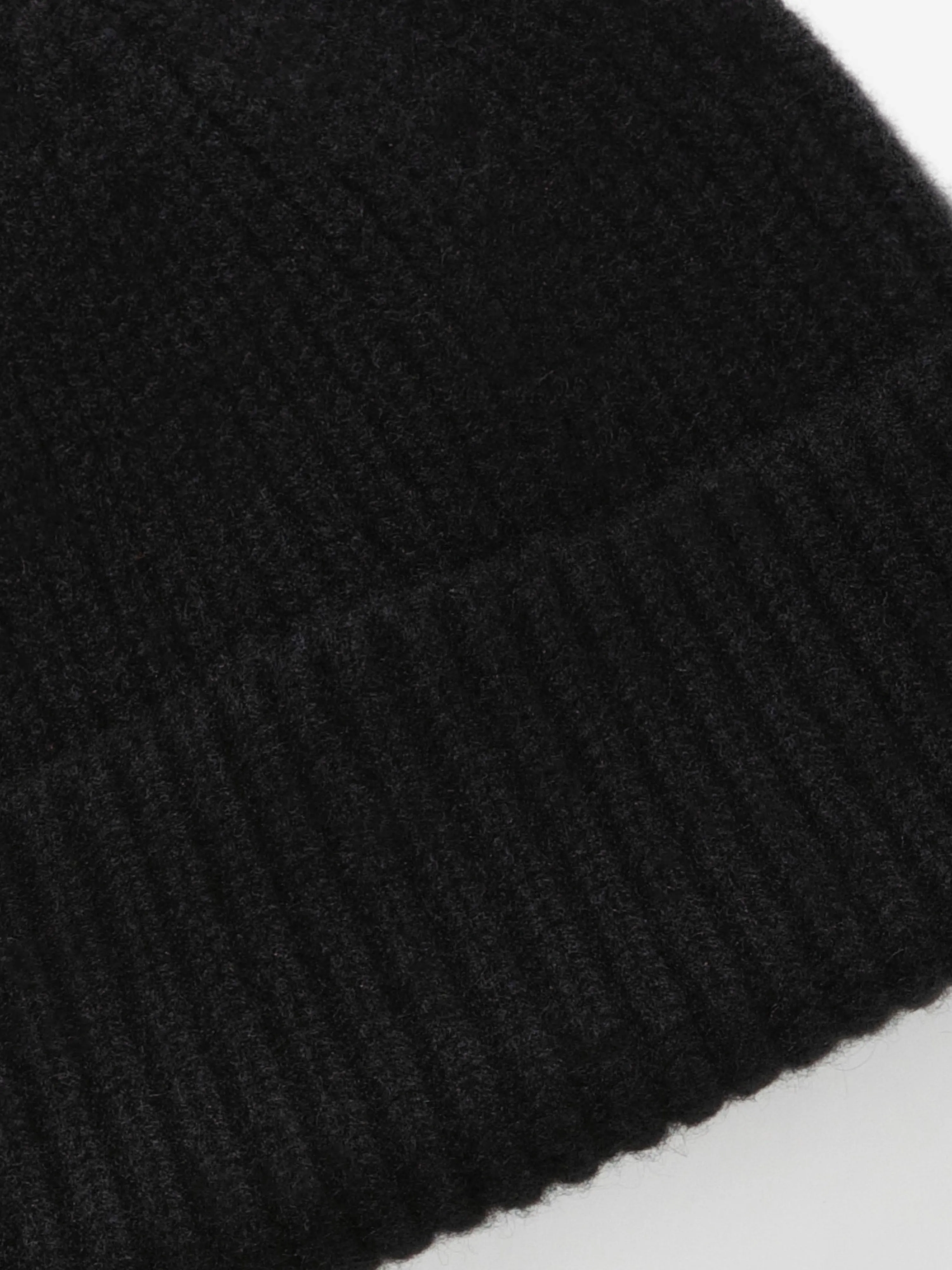 Black Cashmere Beanie