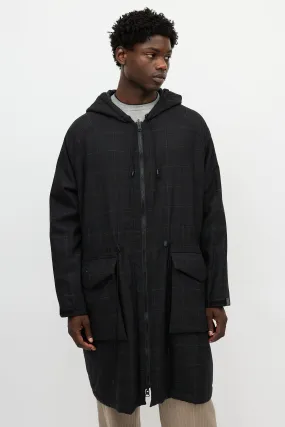 Black Padded Reversible Coat