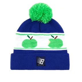 Bronze 56k Apple Beanie Blue