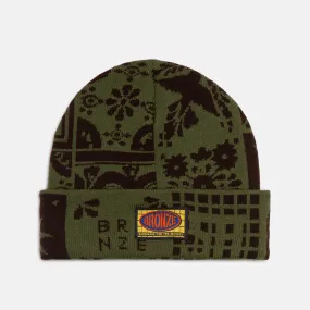 Bronze 56K - Azulejo Beanie - Olive / Black