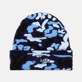 Bronze 56K - Camo Fleece Beanie - Blue