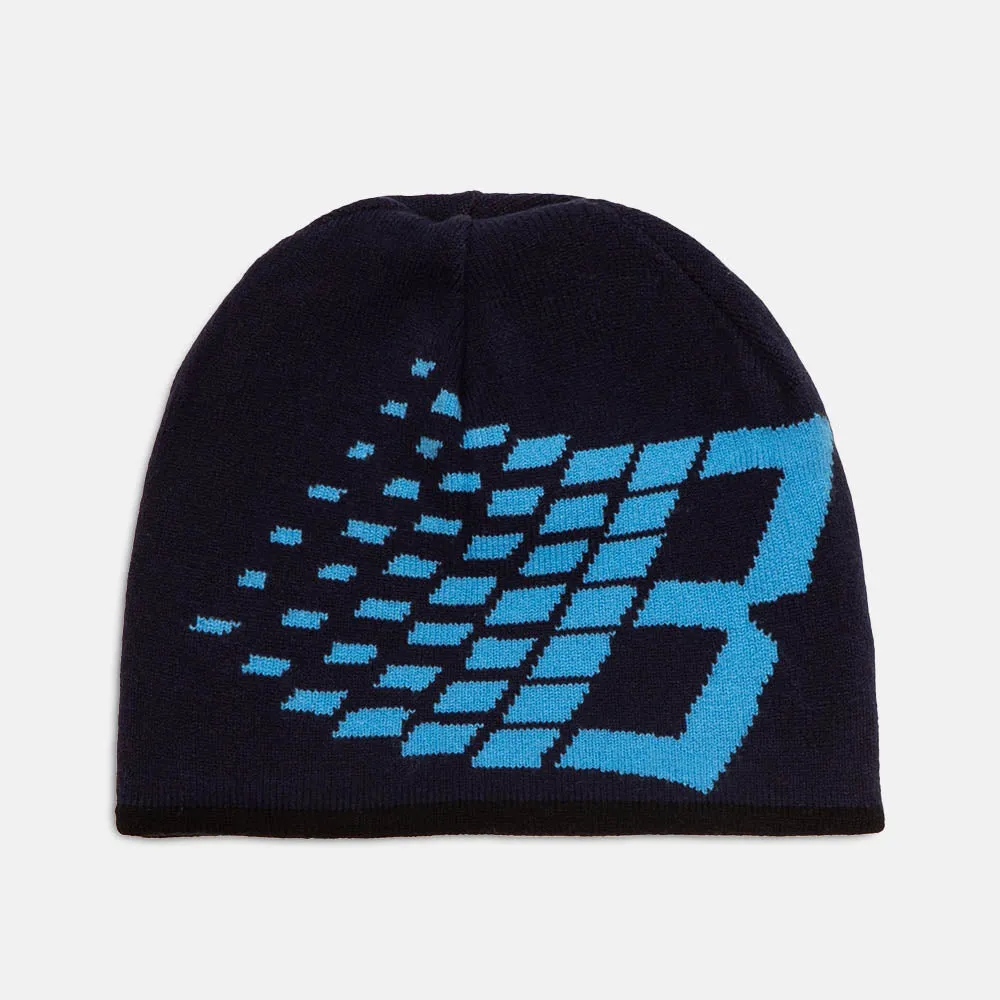 Bronze 56K - Reversible Fatso B Skully Beanie - Black / Navy