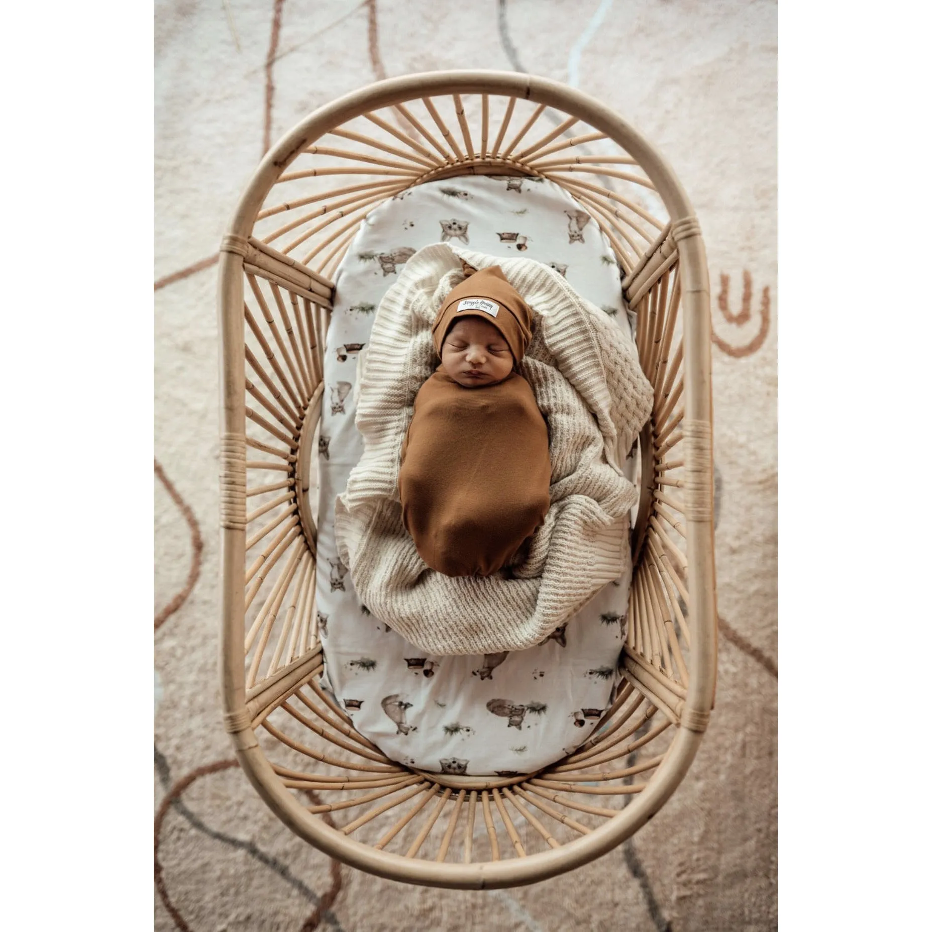 Bronze | Snuggle Swaddle & Beanie Set