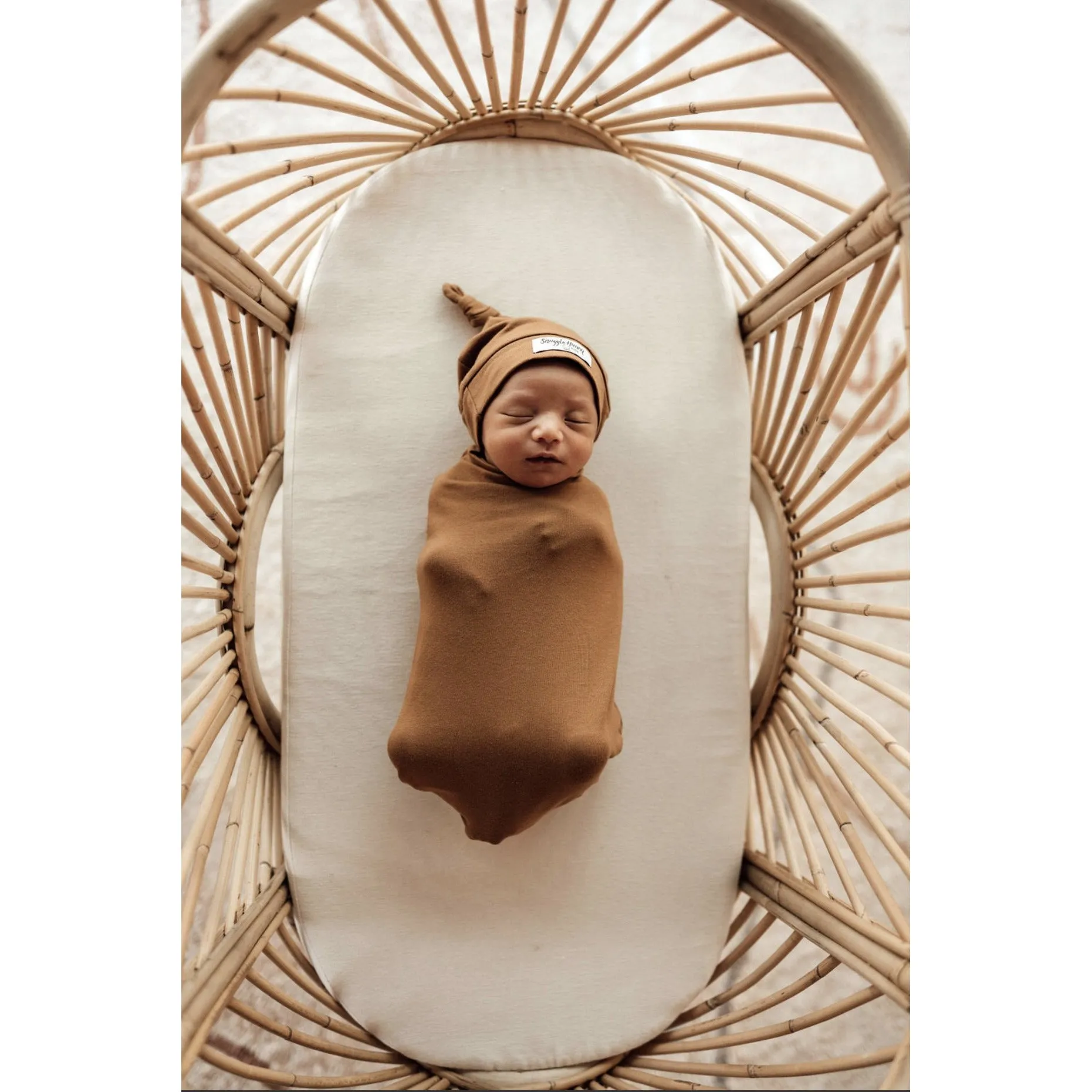 Bronze | Snuggle Swaddle & Beanie Set