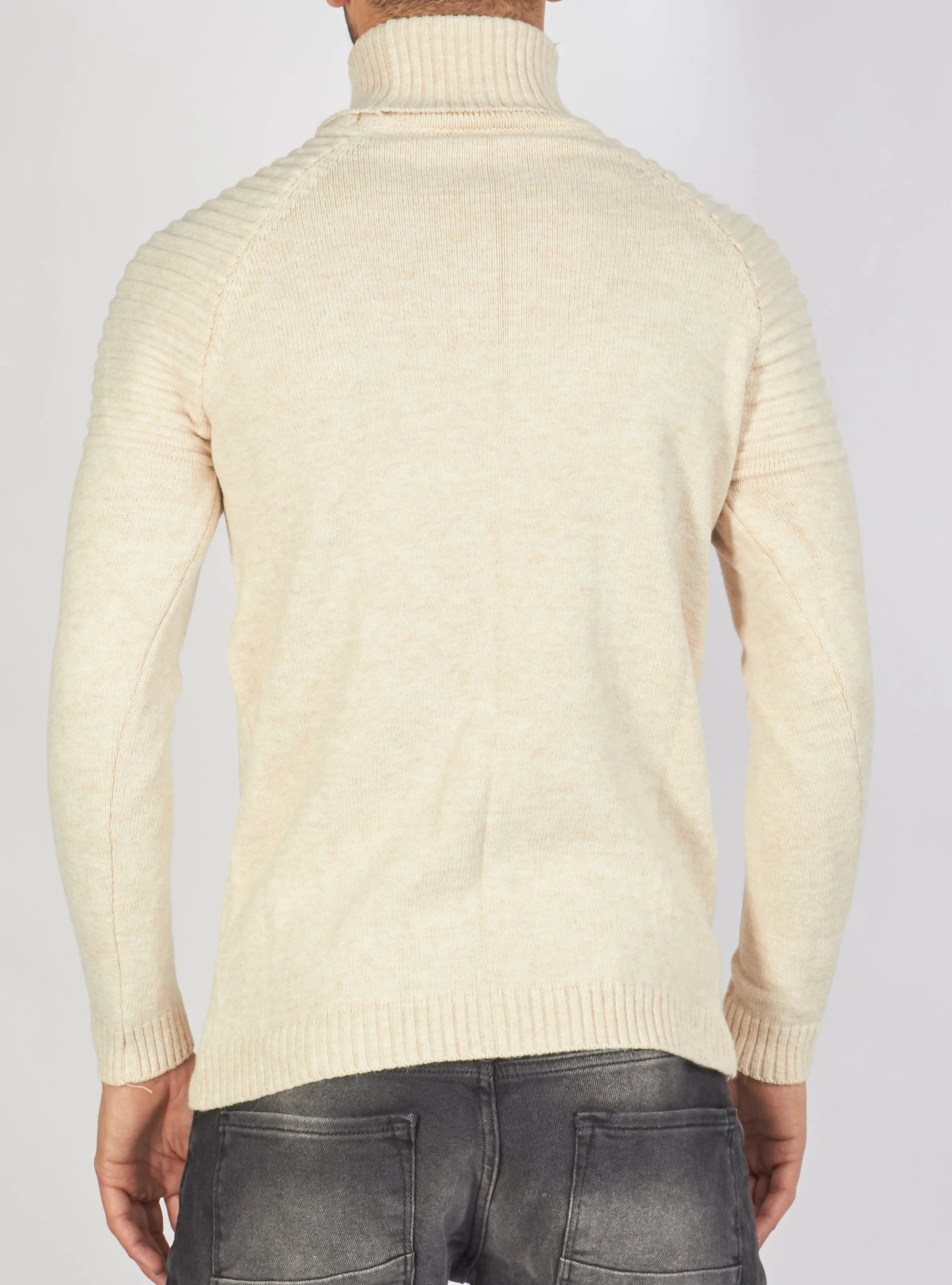 Buyer's Choice Turtleneck - Knit - Cream - T3761