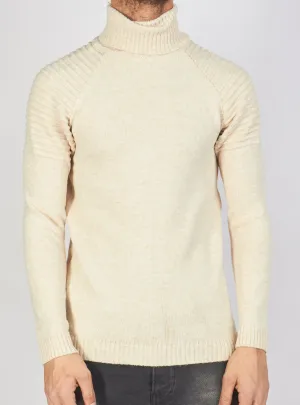 Buyer's Choice Turtleneck - Knit - Cream - T3761