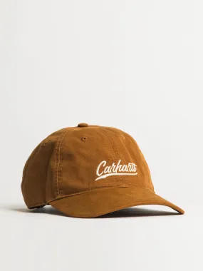 CANVAS SCRIPT CAP - CARHARTT BROWN