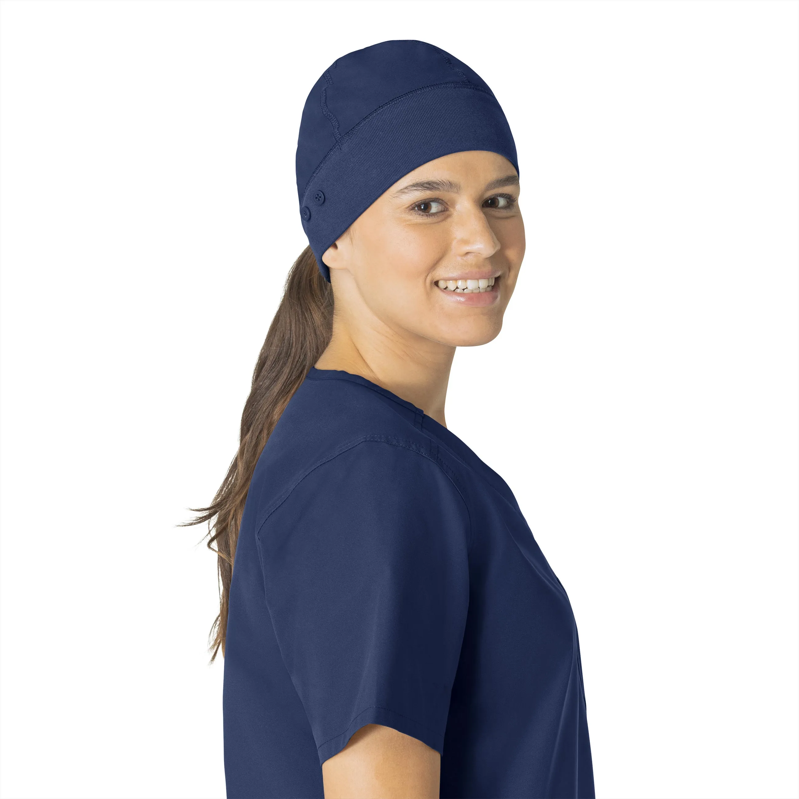 Carhartt Force Essentials Unisex Beanie Scrub Cap - Navy