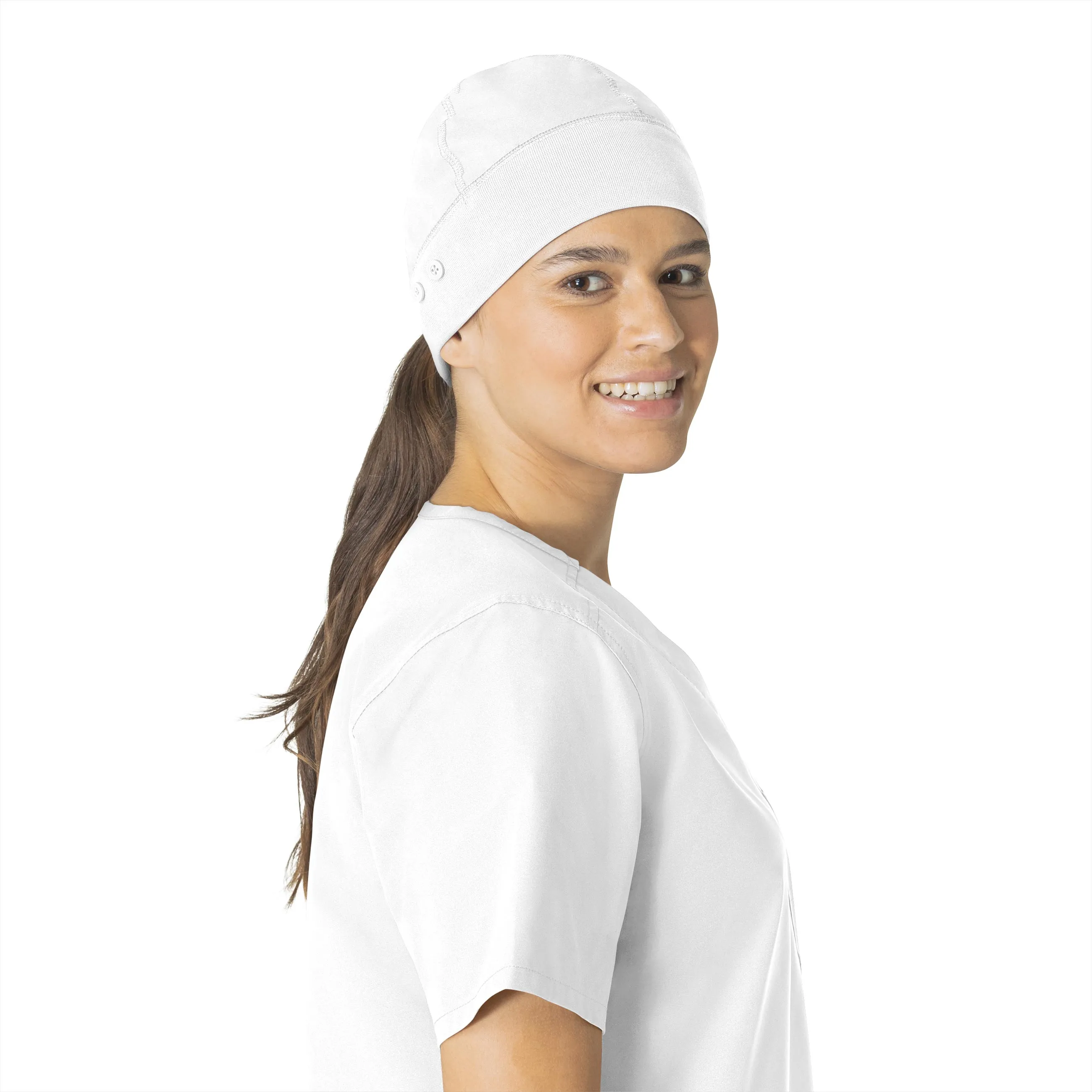 Carhartt Force Essentials Unisex Beanie Scrub Cap - White