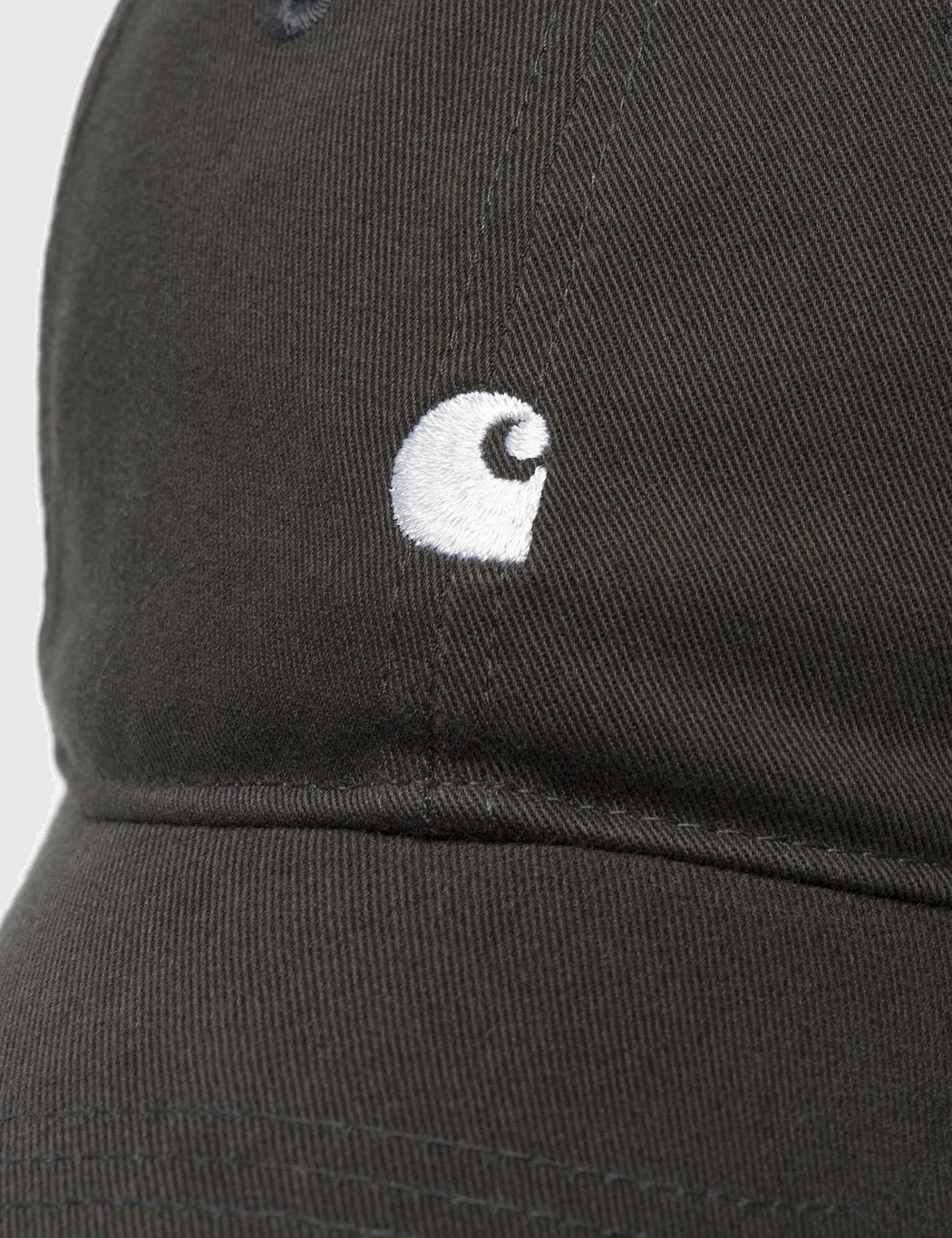 Carhartt Madison Logo Dad Cap - Asphalt