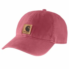 'Carhartt' Men's Adjustable Canvas Cap - Rosewood