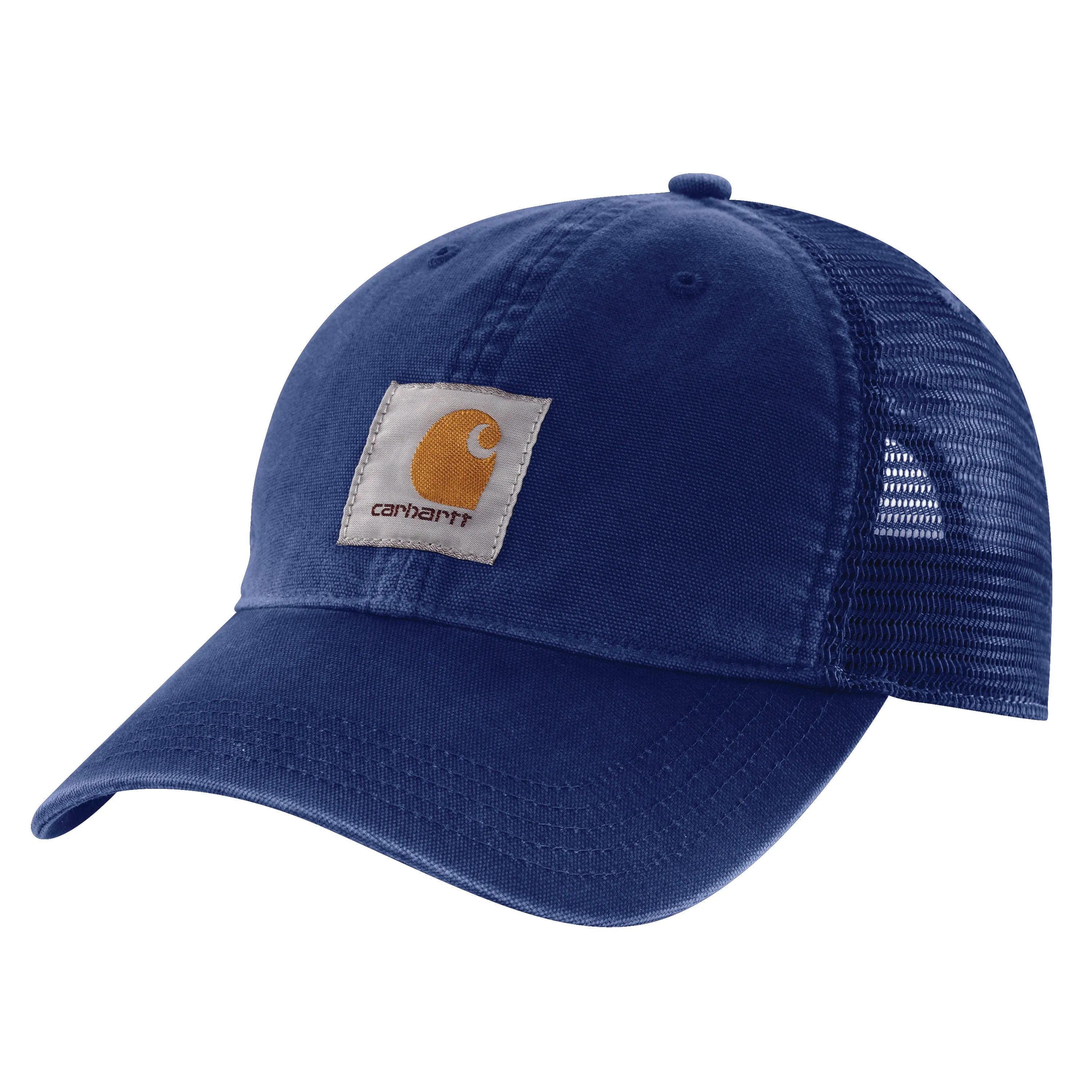 'Carhartt' Men's Adjustable Canvas Mesh-Back Cap - Scout Blue