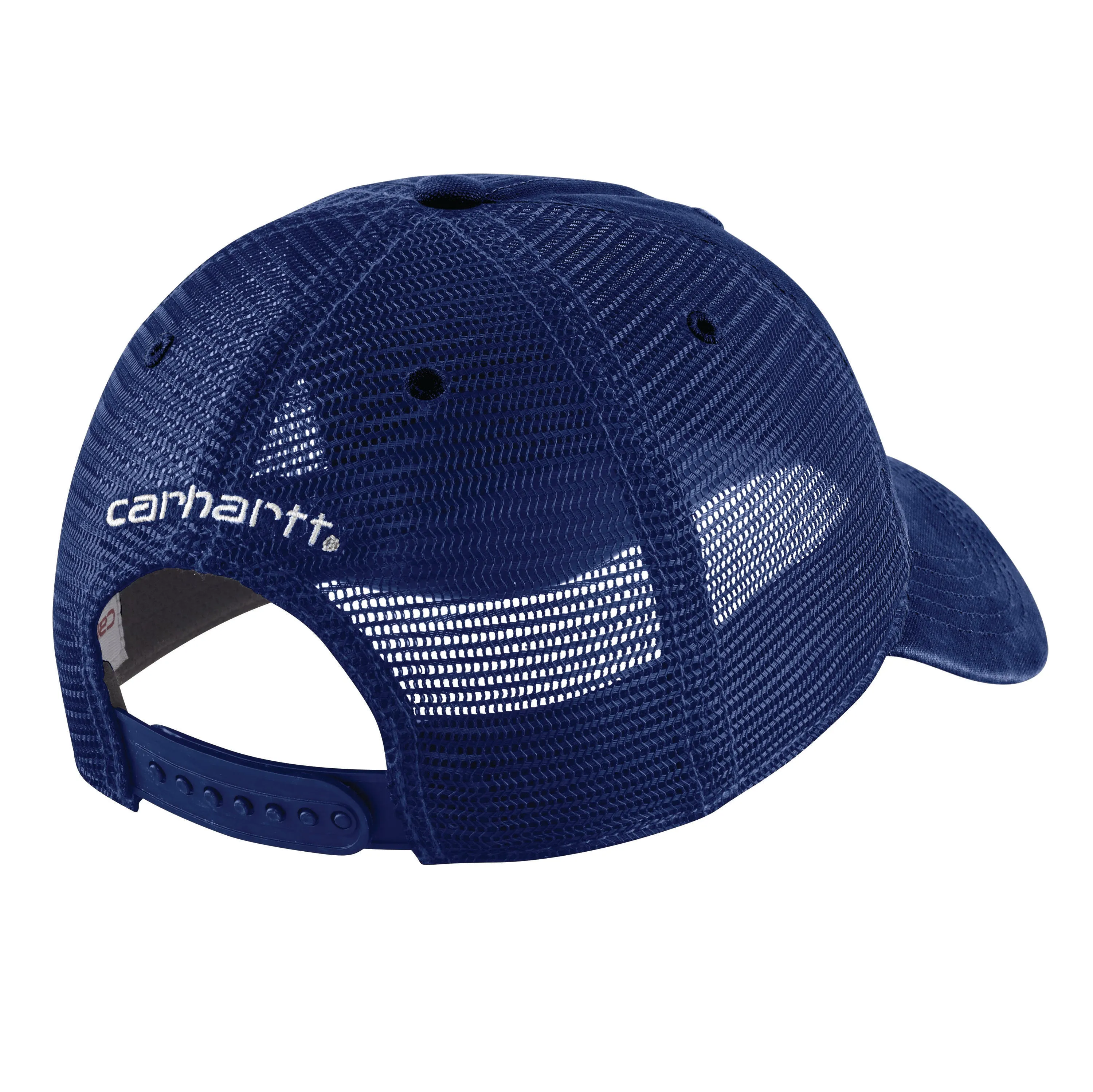 'Carhartt' Men's Adjustable Canvas Mesh-Back Cap - Scout Blue