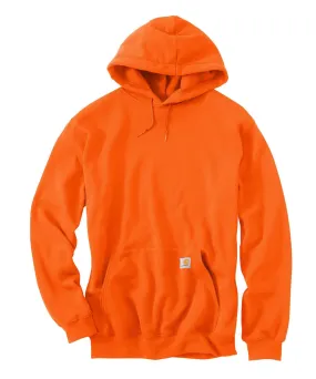 Carhartt Men’s Midweight Pullover Hooded Sweatshirt - Bright Orange