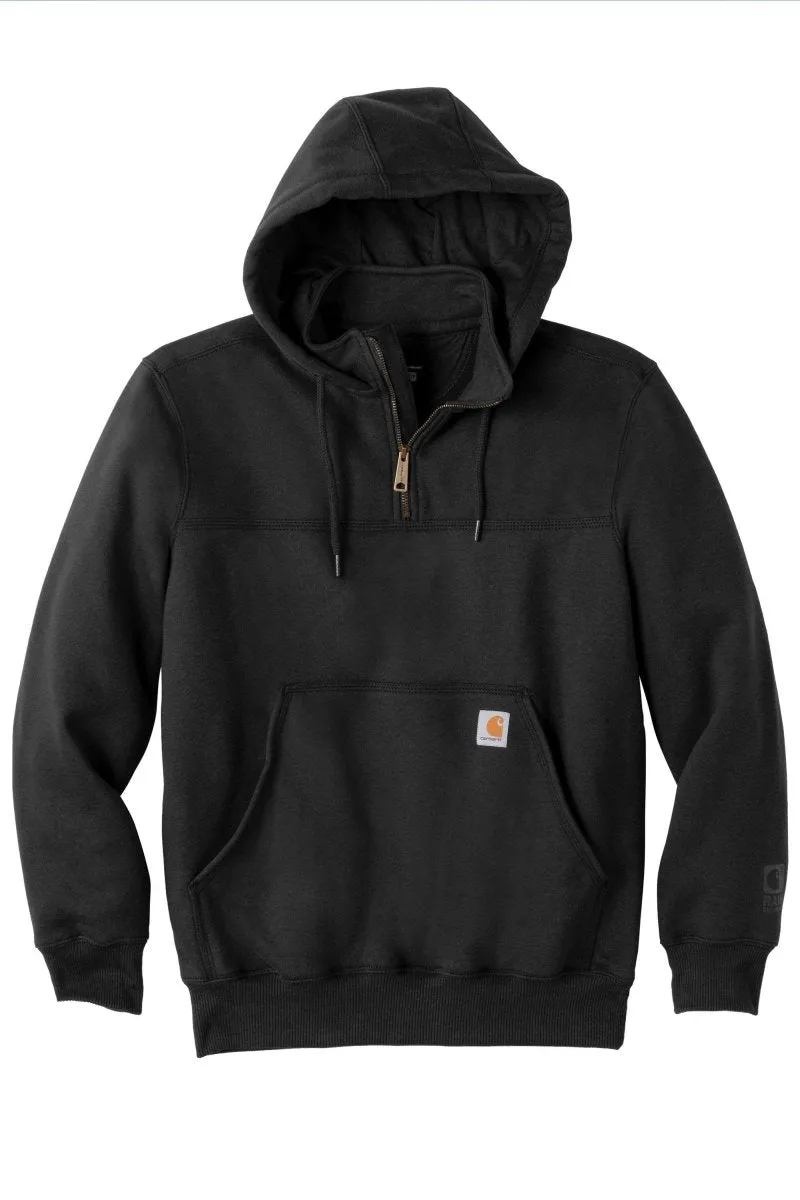 Carhartt Paxton Heavyweight Rain Defender Quarter Zip Sweatshirt Customized