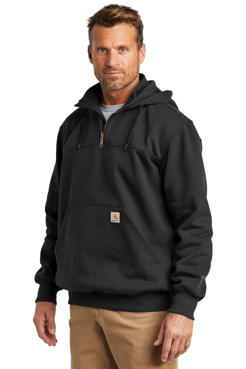 Carhartt Paxton Heavyweight Rain Defender Quarter Zip Sweatshirt Customized