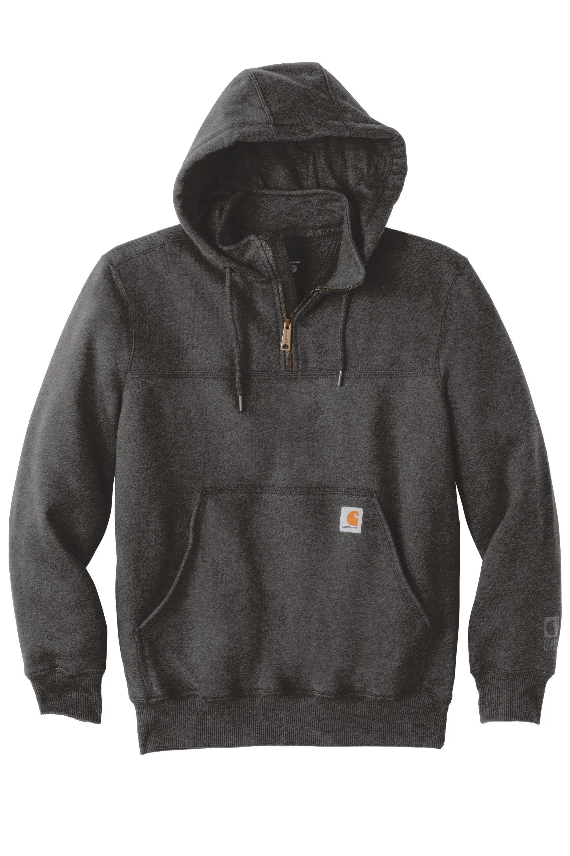 Carhartt Paxton Heavyweight Rain Defender Quarter Zip Sweatshirt Customized