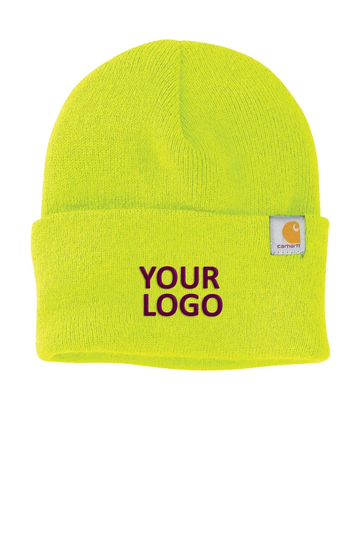 Carhartt Watch Custom Caps, Bright Lime