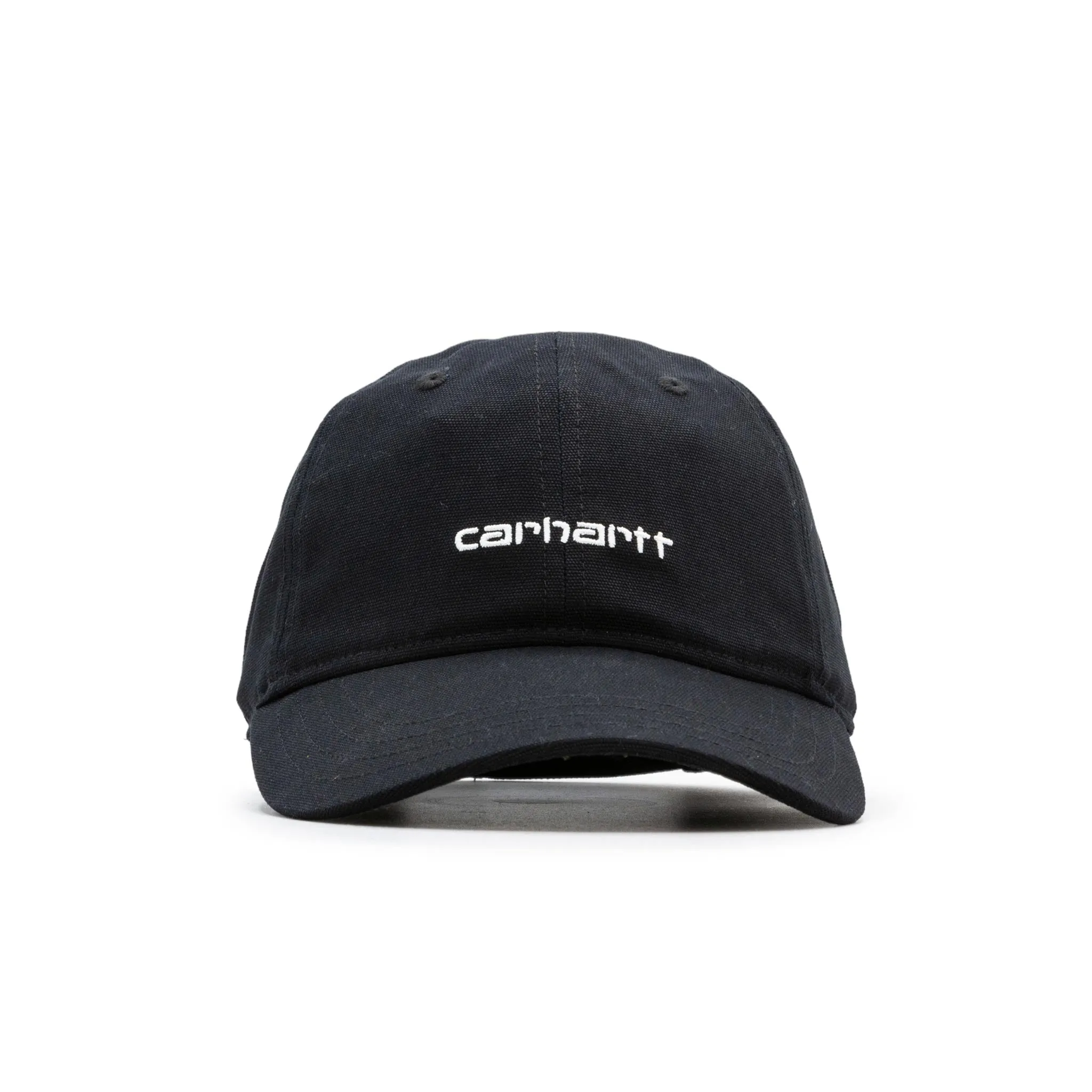 Carhartt WIP Canvas Script Cap - Black/White