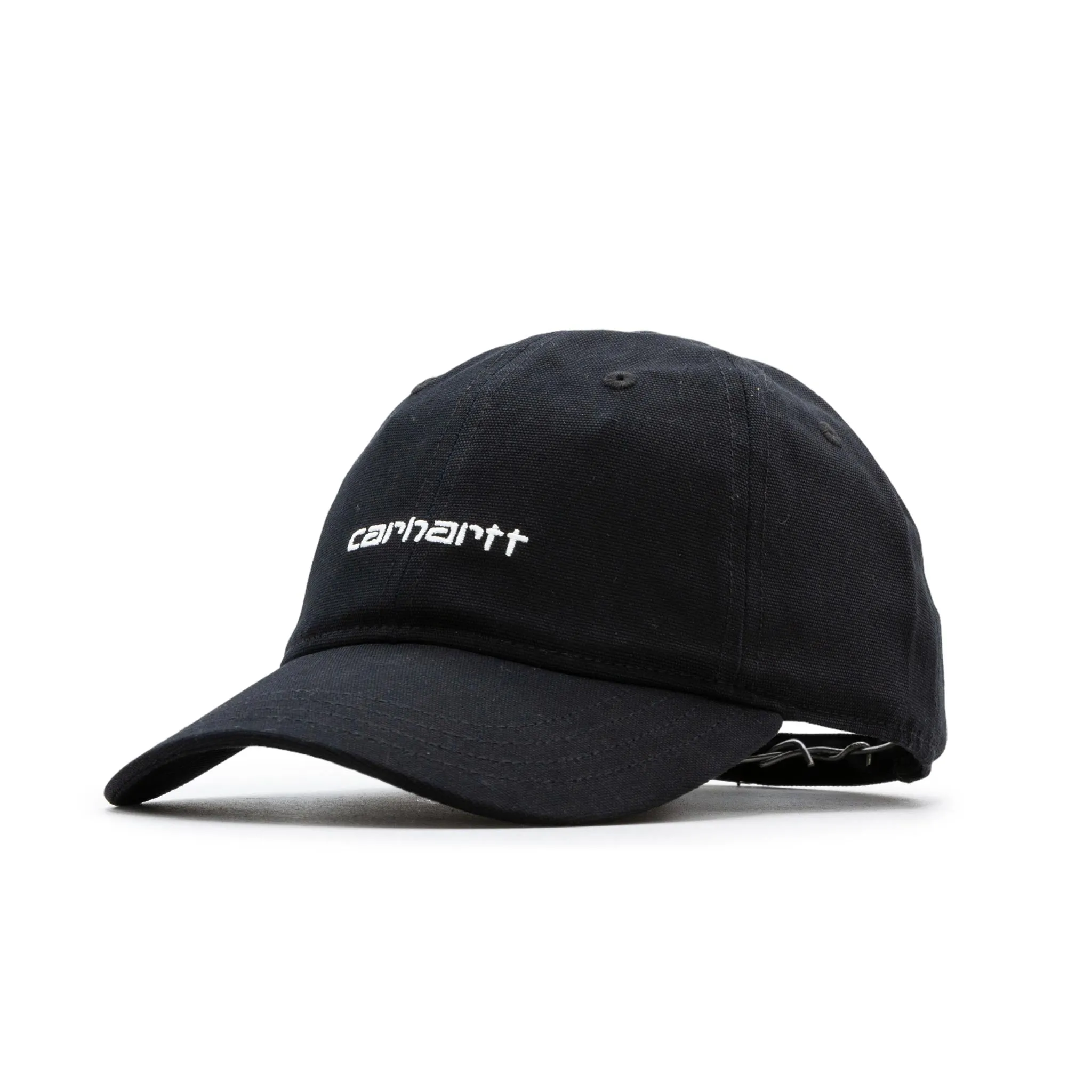 Carhartt WIP Canvas Script Cap - Black/White