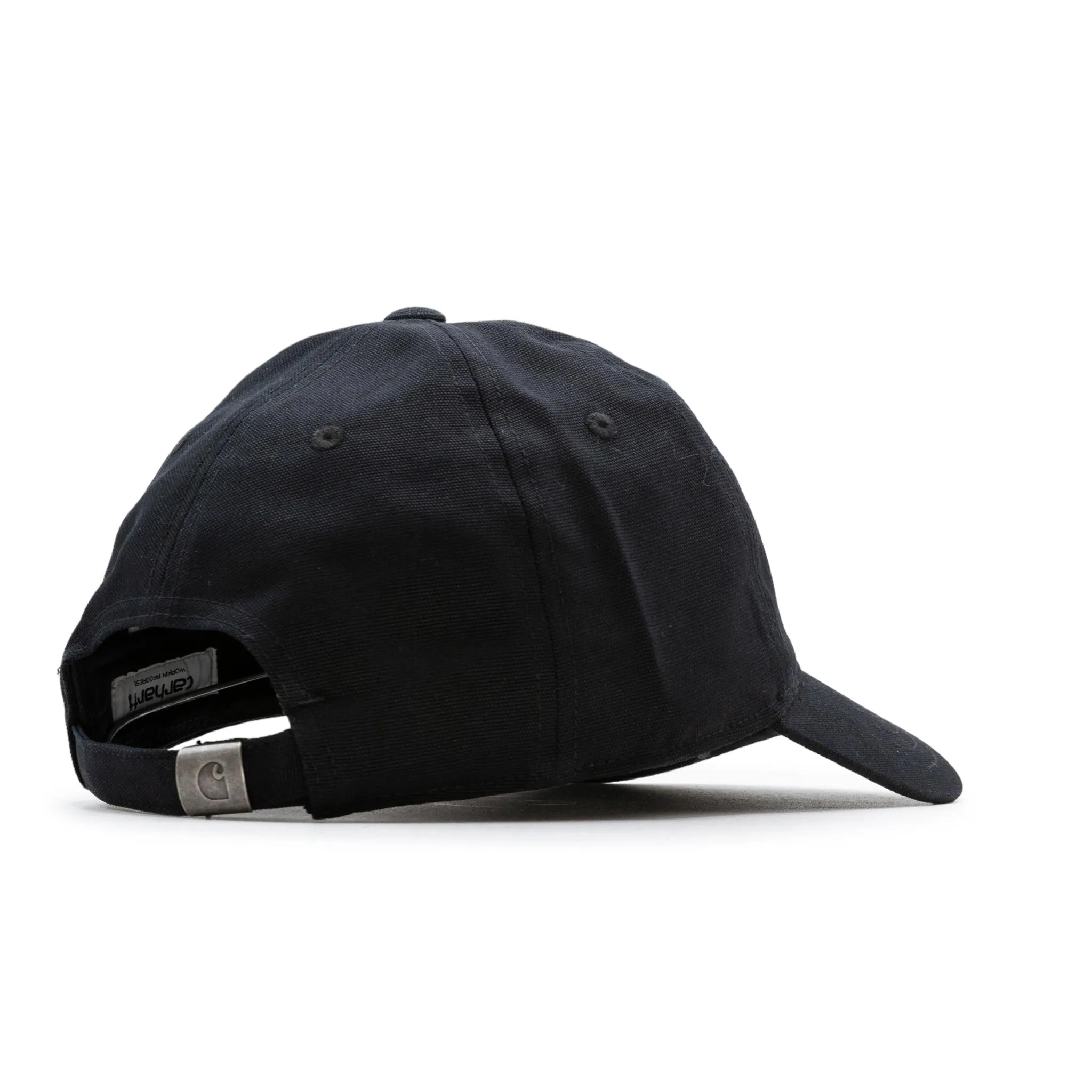 Carhartt WIP Canvas Script Cap - Black/White