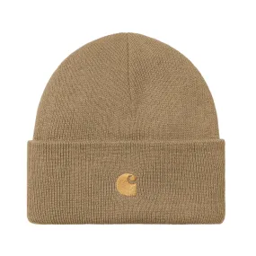 Carhartt WIP Chase Beanie - Peanut/Gold