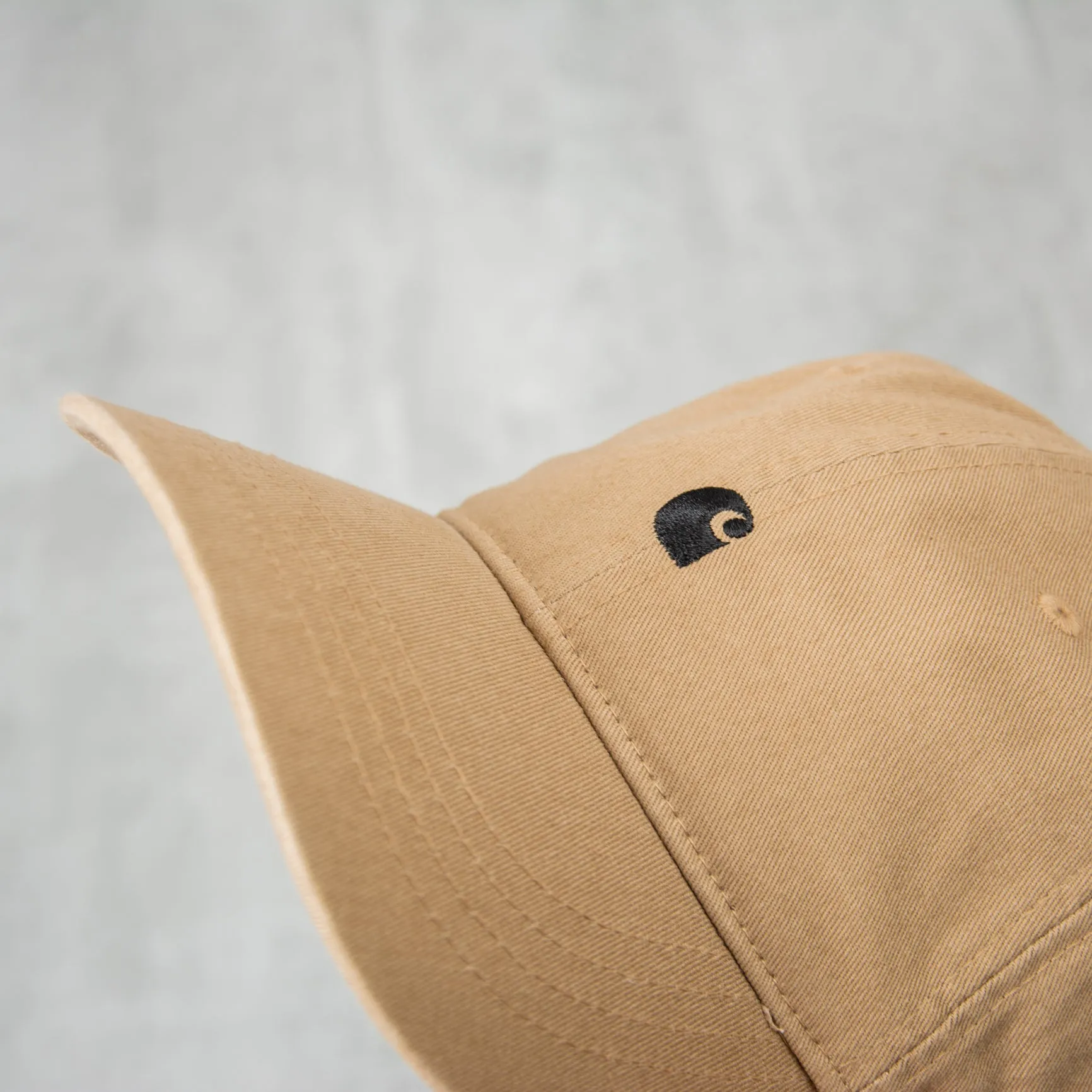 Carhartt WIP Madison Logo Cap - Leather / Black