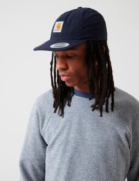 Carhartt-WIP Southfield Cap (Seersucker) - Dark Navy Blue