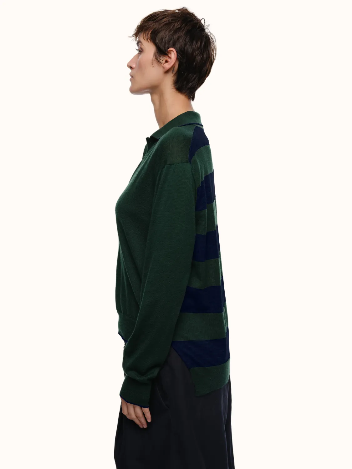 Cass Polo in Extra Fine Merino Wool